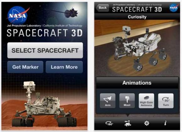 NASA, iOS cihazları için Spacecraft 3D uygulamasını yayınladı