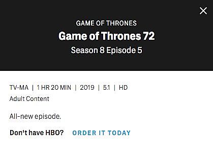 Game of Thrones 8. sezon tüm bölümlerin süreleri açıklandı