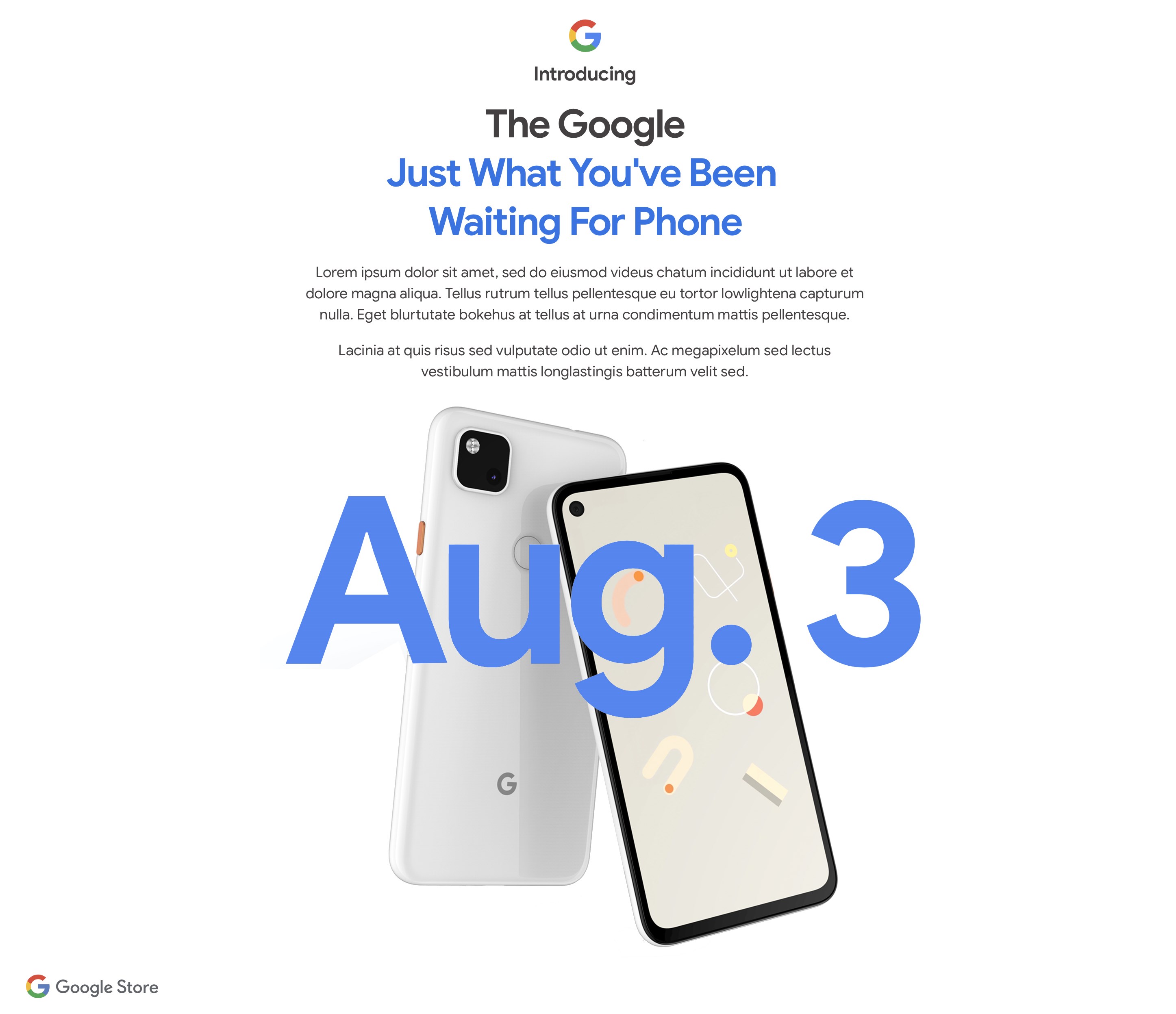 Google Pixel 4a için tarih belli oldu