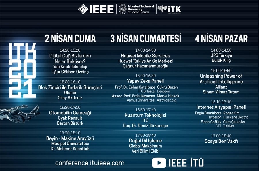 IEEE İTÜ Teknoloji Konferansı bu Cuma gerçekleşecek