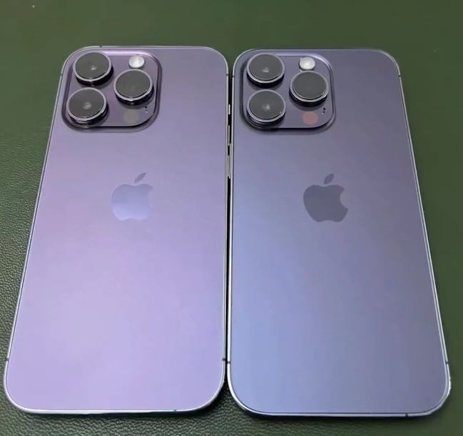 iPhone 14 Pro'da üretim hatası: Mor renkler aynı tonda değil