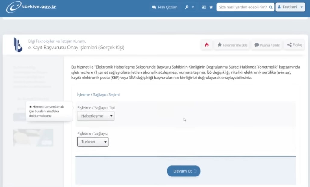 TurkNet için e-Devlet ile Dijital Kimlik Doğrulama nasıl yapılır?