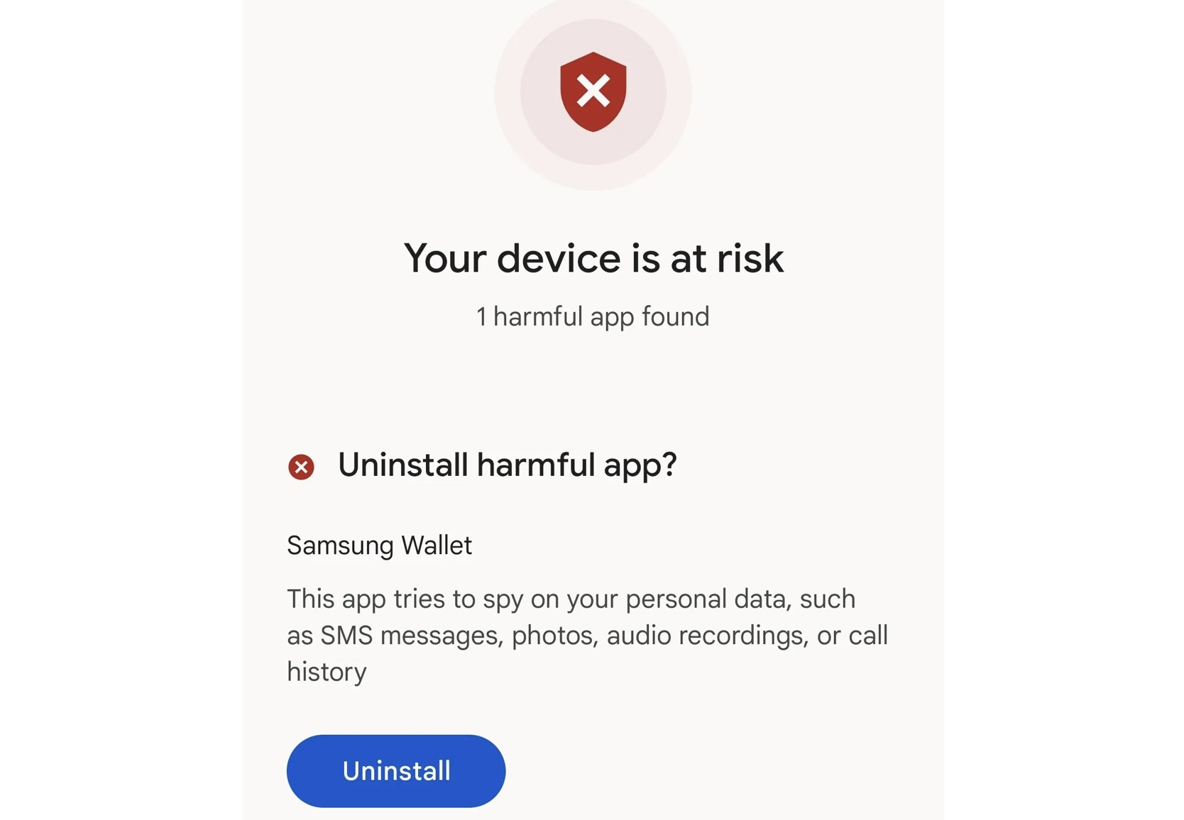 samsung uygulamaları zararlı google play protect