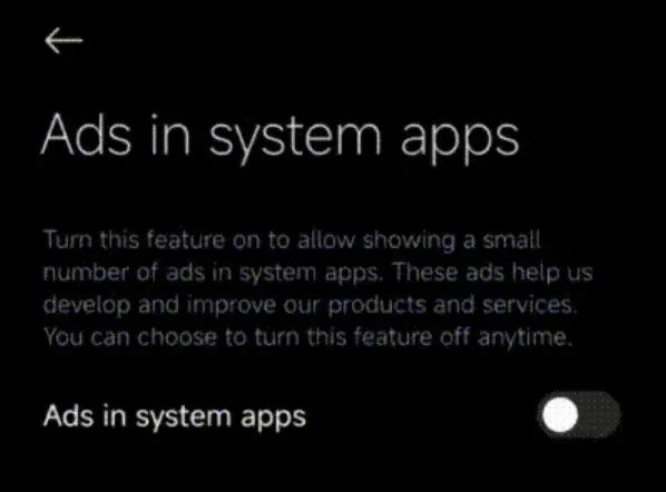 Xiaomi üzdü: Reklamları devre dışı bırakmayı kolaylaştırmayacak