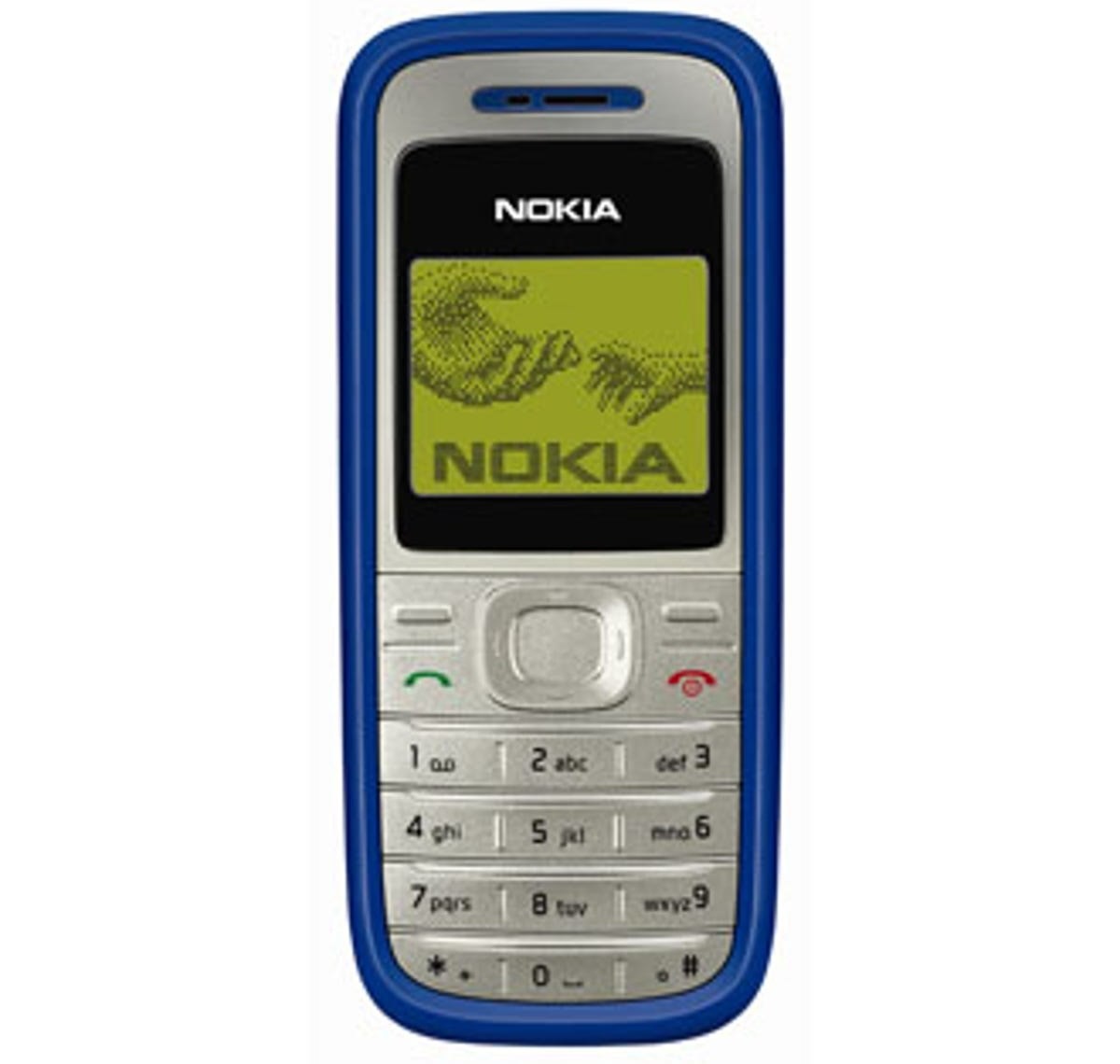 asker için tuşlu telefon Nokia 1200