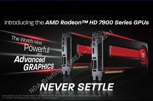 AMD: Radeon HD 7970 dünyanın en güçlü ve en gelişmiş ekran kartı