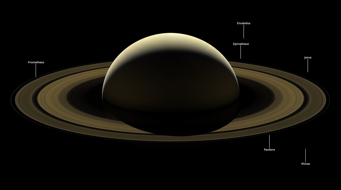 İşte Cassini'nin son günlerinde yakaladığı muhteşem fotoğraf 'Satürn'e Elveda'